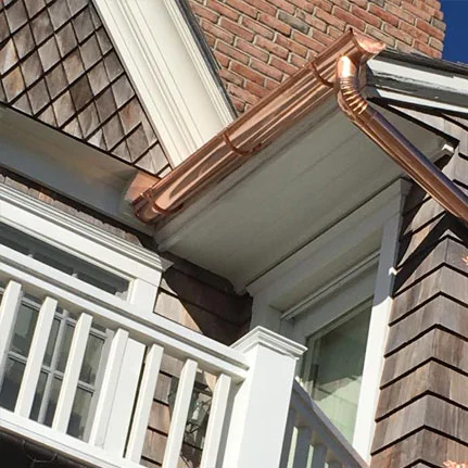 copper gutter installation North Amityville ny